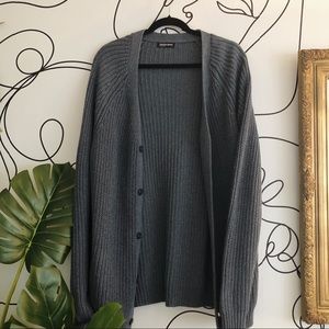 American Apparel Blue Cardigan